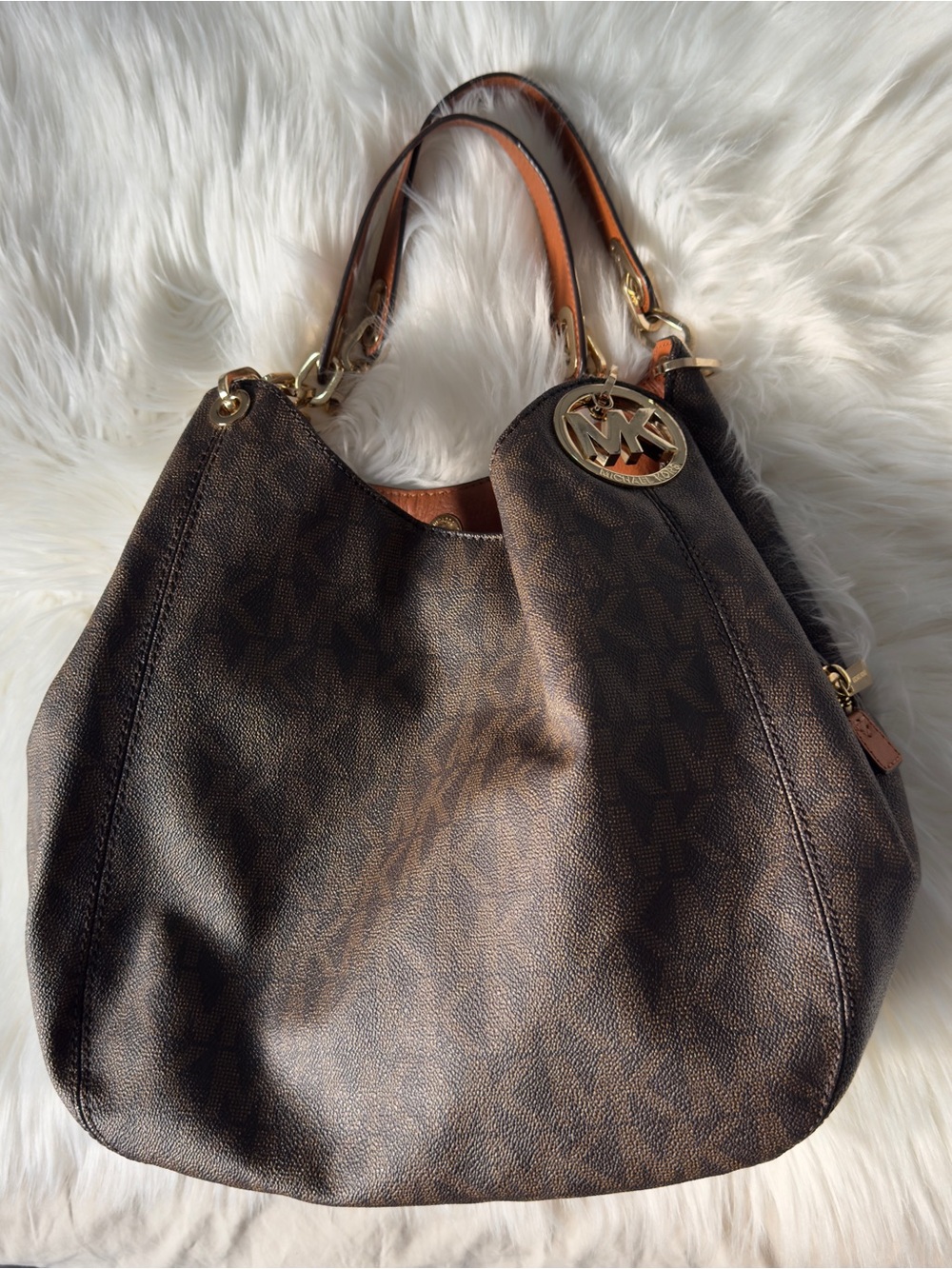 Mk Michael Kors💎💎Brown Signature Tote Bag